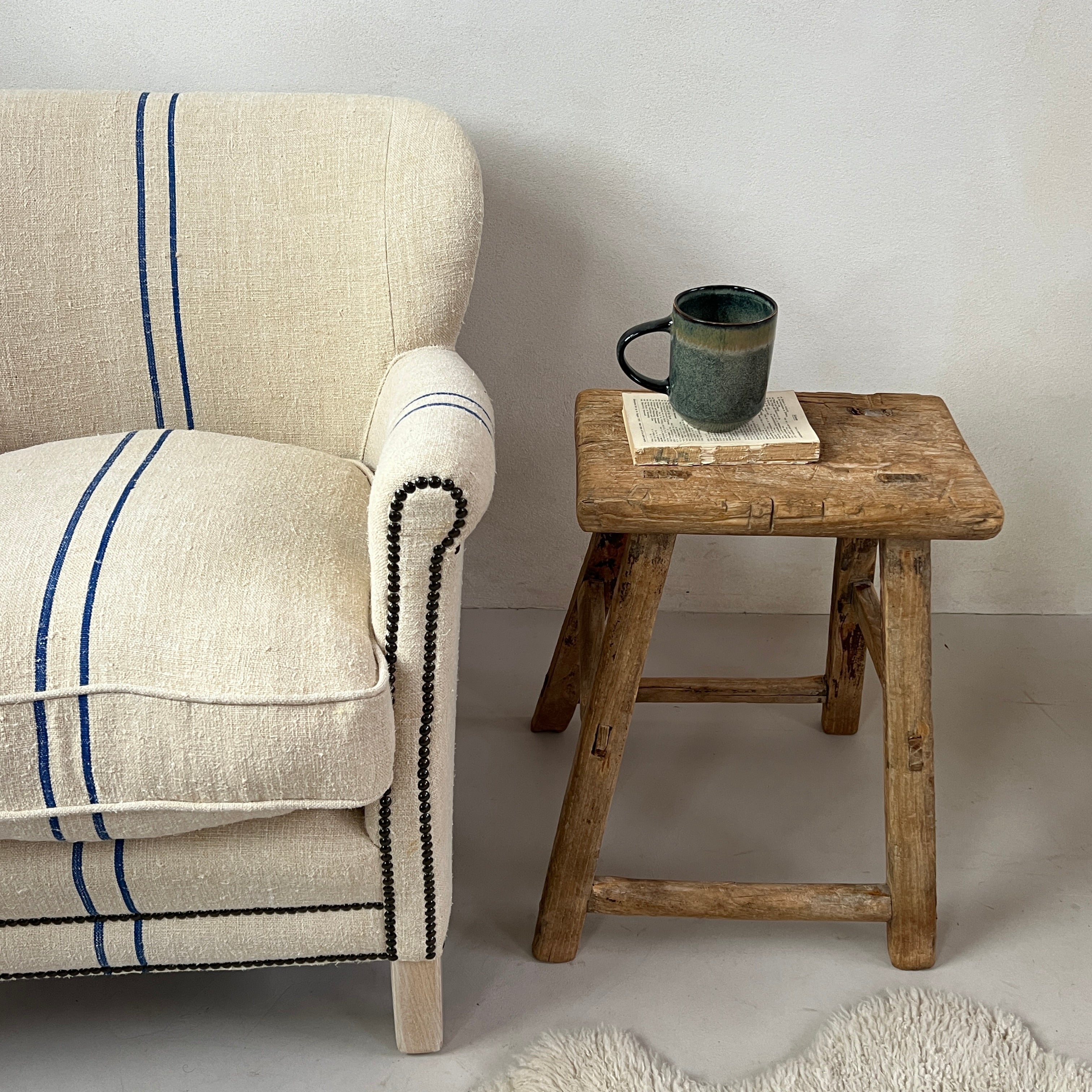Antique Small Side Table | Large Stool (select from photo)