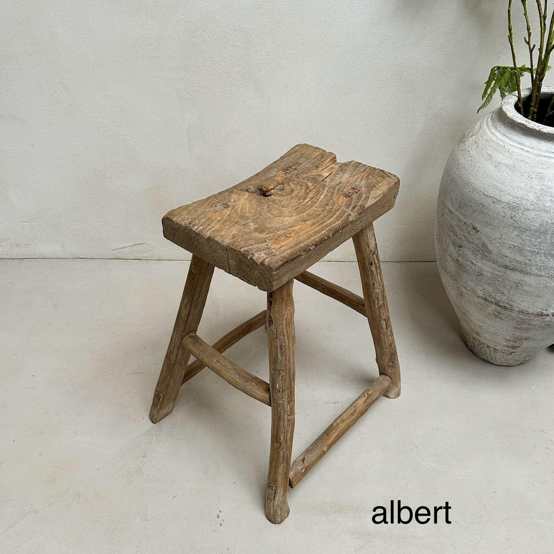 Antique Small Side Table | Large Stool (select from photo)