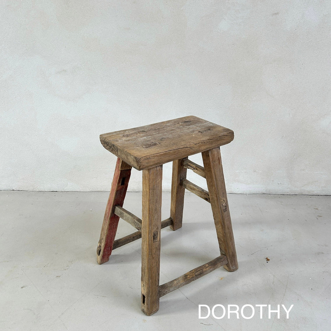 Rustic Wood Antique Stool (select from photo)